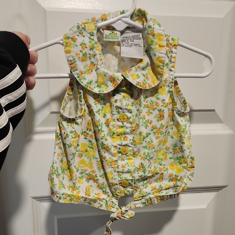 Sesame Street Floral Baby Top